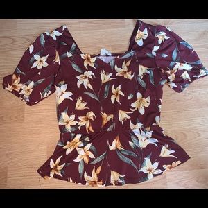 Ember Peplum style shirt
